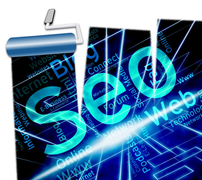 Online Seo Shows Web Site And Engine